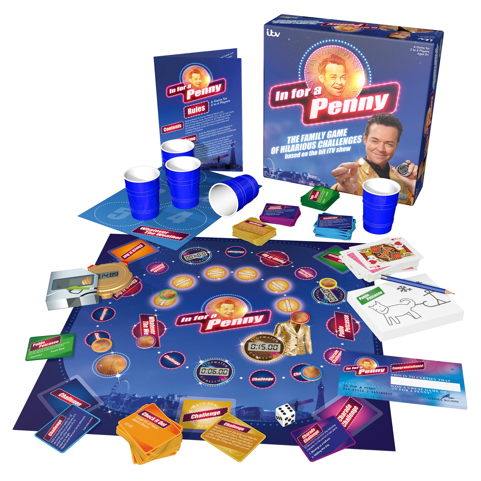 In For a Penny - Stephen Mulhern's hit TV Show as a fun family game to play at home.