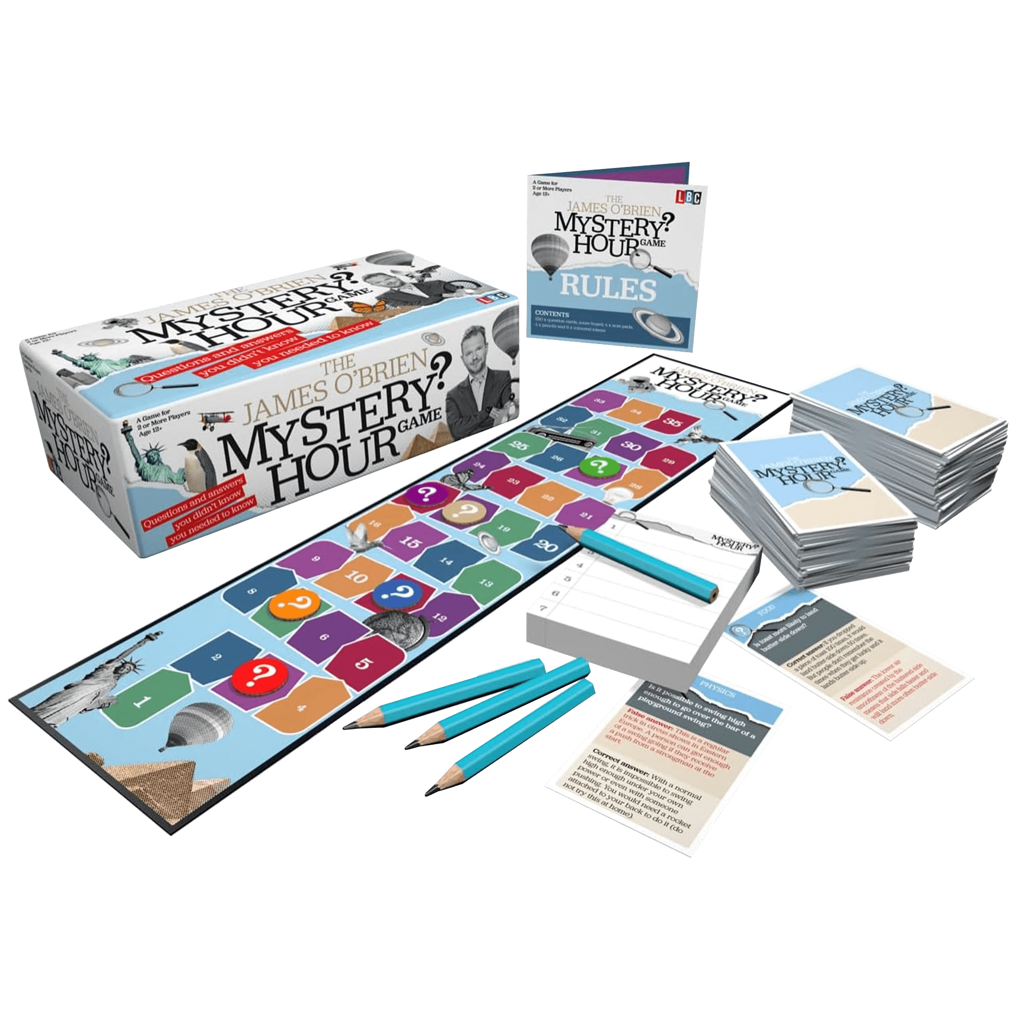 James O'Brien Mystery Hour Board Game