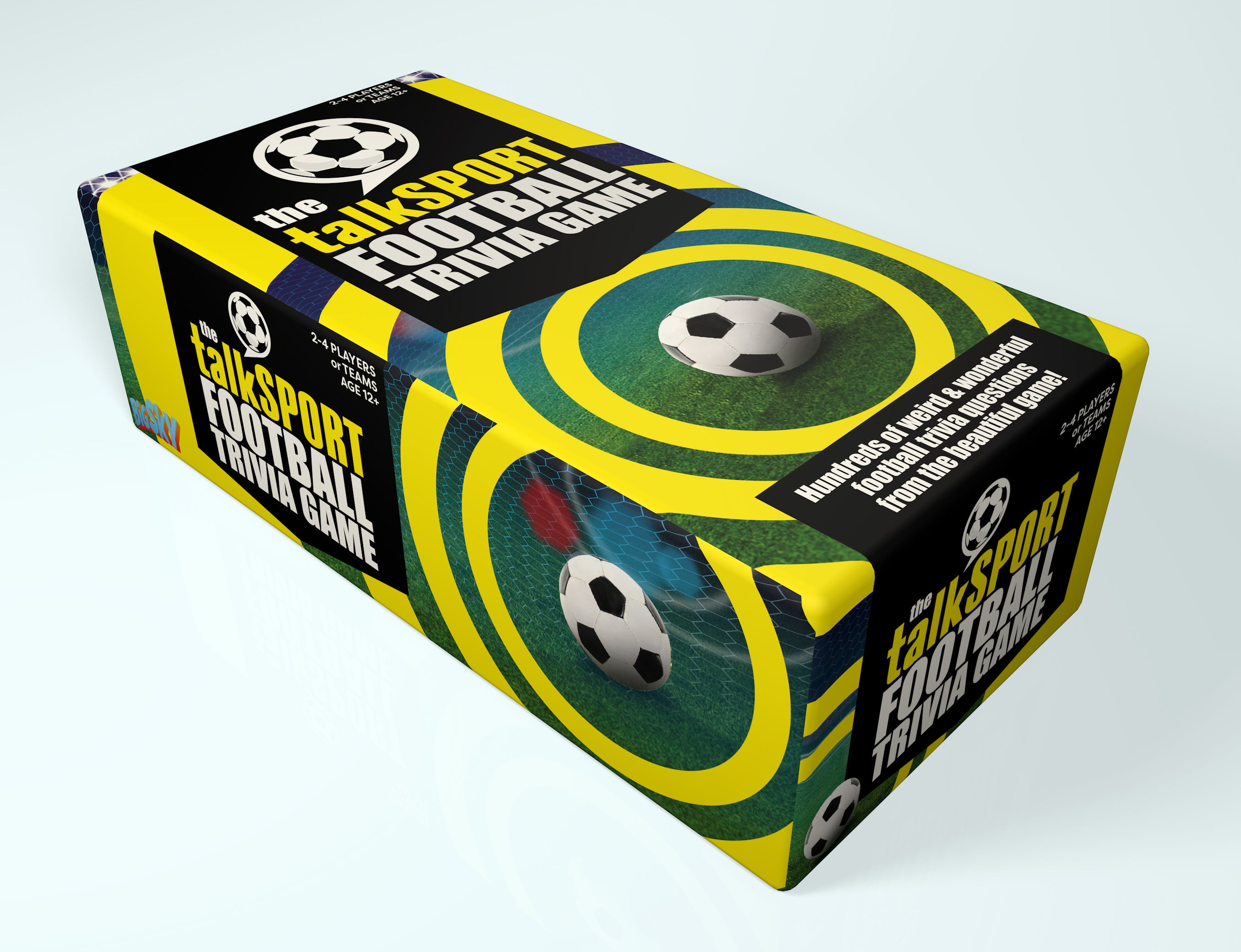 Big Sky Games | The talkSport Ultimate Football Trivia Game | Party Game | Ages 12+ | 2-4 Players | 45 Minutes Playing Time Big Sky Games | The talkSport Ultimate Football Trivia Game | Party Game | Ages 12+ | 2-4 Players | 45 Minutes Playing Time